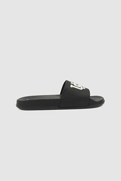 U.S. Polo Assn. Men's Black Signature Slides – Effortless Style Meets Ultimat...