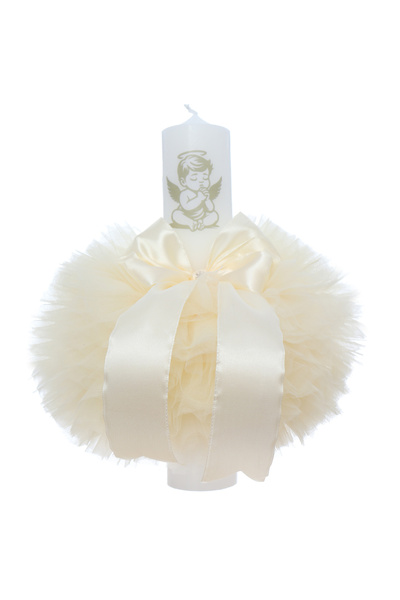 Recostore Lumanare botez, model cu ingeras, 30x5.5 cm, REC5004