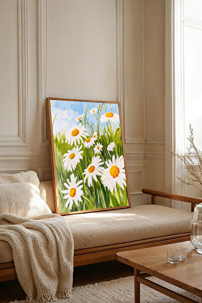 Dekorsiahome Tablou dintr-o singură bucată cu ramă din lemn TK2668