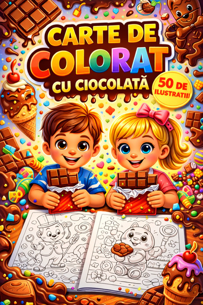 Disney Delicious Chocolate – Coloring book with 50 sweet illustrations, A4