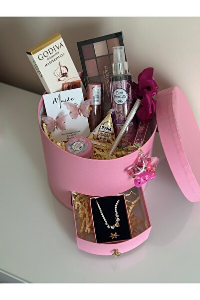 Maide Jewelry Sevgiliye Arkadaşa Özel Hediye Kutusu Takı Seti Hediye Sevgilil...