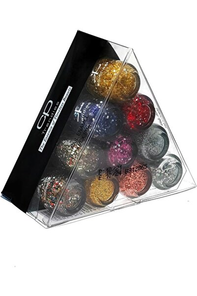 CP Trendies - مجموعة من 10 طلاء أظافر - نجوم متلألئة (العبوة رقم 7)