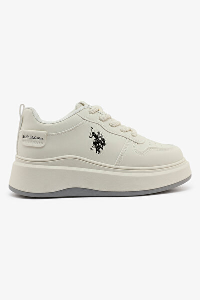 U.S. Polo Assn. Women's White Low-Top Sneakers - Classic Style Detail for Ele...