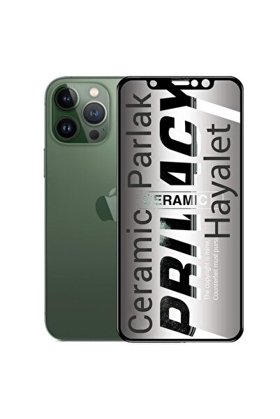 bzontech واقي شاشة جوست متوافق مع آيفون 13 برو، مصنوع من السيراميك اللامع، يو...