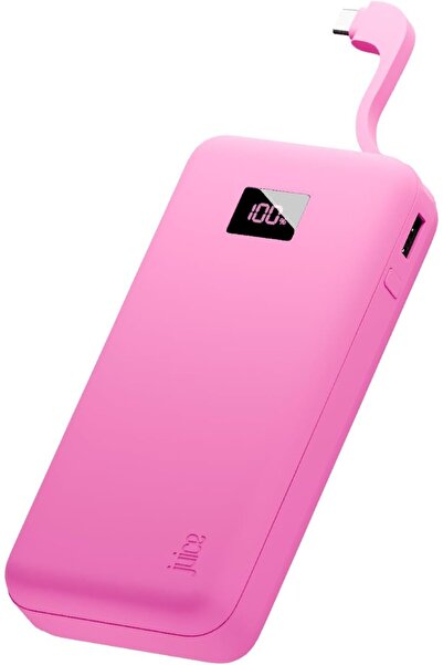 Juice Eco Integrated Power Bank, Portable Charger 16000mAh with Built-in USB-...