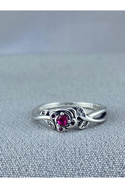 My Story Güzel ve Çirkin Pembe Gümüş Yüzük