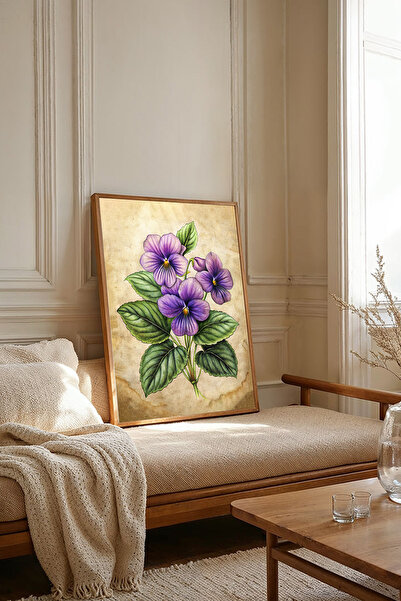 Dekorsiahome Tablou dintr-o singură bucată cu ramă din lemn TK2632