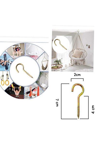 ÇEÇEN HOME (12 Adet 21x100) Açık Ağız Piton Vidalı Dübelli Sabitleme Çekme Ka...