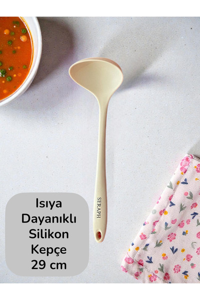 Seraph Isıya Dayanıklı Silikon Kepçe 29 cm 1 Adet