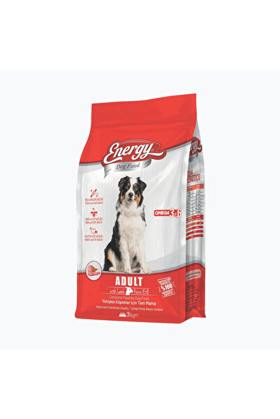 dog food energy Kuzu Etli Yetişkin Köpek Maması - 3 kg