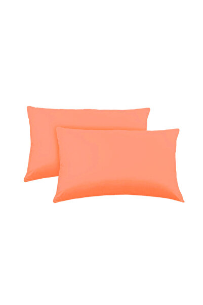 AGLIKA Set of 2 Aglika pillowcases, 50x 70 cm, 100% cotton, salmon color
