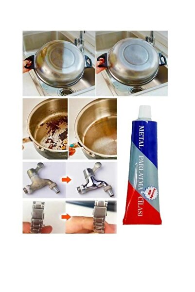 abnturk Çok Kullanım Alanlı Parlatma Cilası Ultra Lüks Metal Çelik Parlatma C...