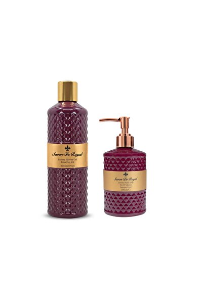 Savon De Royal Baroque Pearl shower gel 500 ml + Barroque Pearl hand soap 500 ml