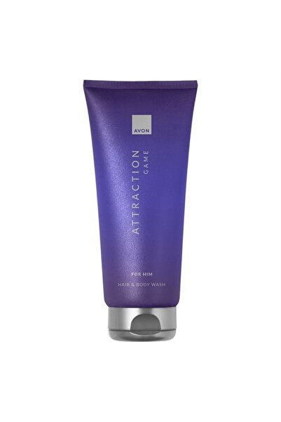 AVON Attraction Game Hair and Body Shower Gel for Him