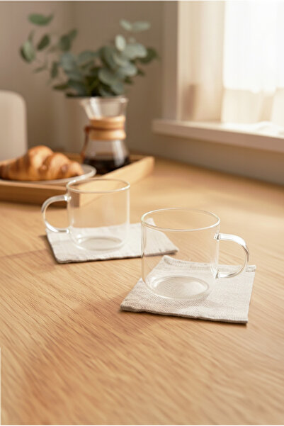 FH finehome Noli 2-Pack Glass Mug 380ml