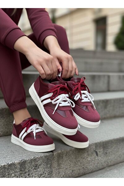 NOVELLAM SHOES Ženske Vega cipele crvene boje sa dvostrukim vezivanjem Ortope...