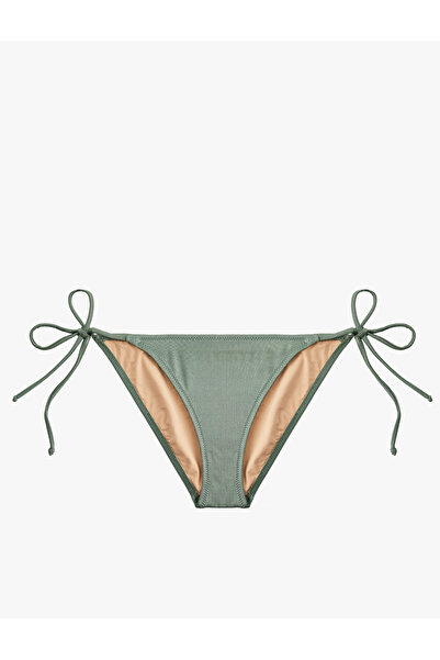 Koton Triangle Bikini Bottom with Drawstrings on the Sides