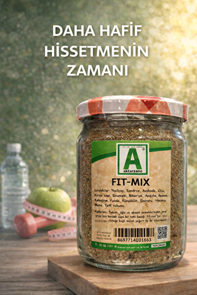 Aktarzane Fit-Mix Bitkisel Karışım 160 gr – Doğal İçeriğiyle Formda Kalın!