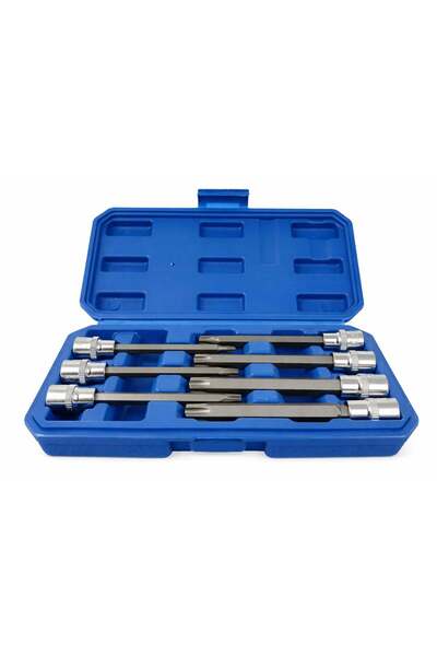 GEBOTOOLS TRUSA BITI TORX EXTRA LUNGI 3/8 7 PIESE GEBO TOOLS