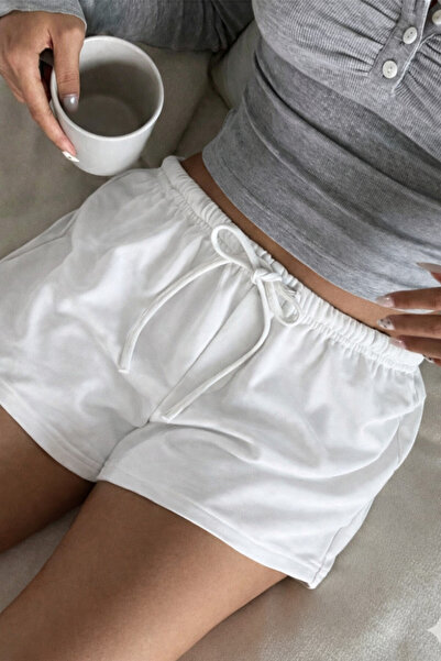 Tarz Cool Pantaloni scurți confortabili de zi cu zi pentru femei, din bumbac ...
