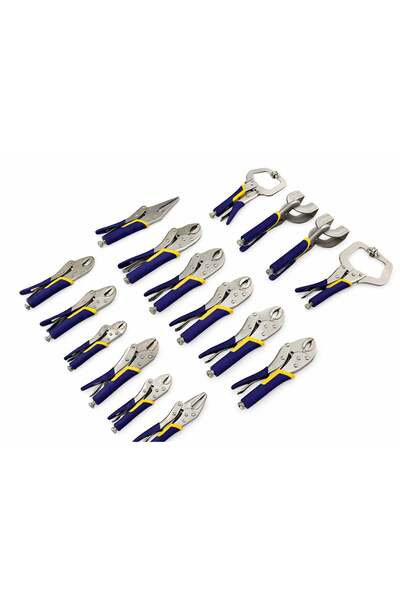 GEBOTOOLS SET CLESTI AUTOBLOCANTE PT TINICHIGERIE 16 PIESE GEBO TOOLS