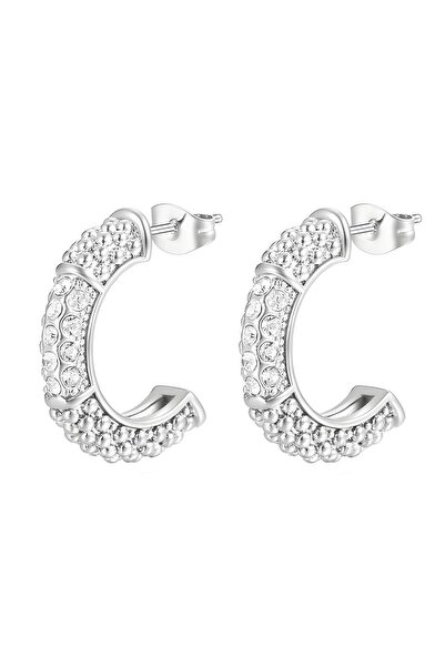 Ilinaa Обеци от неръждаема стомана с кристали, Intensity