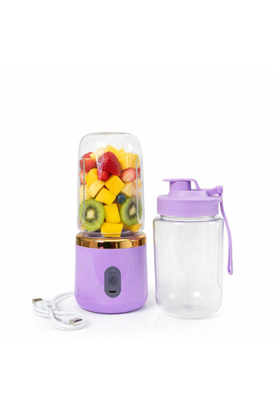 Brivoo® Brivoo portable blender, USB-C rechargeable, 2 450 ml containers, 3D,...