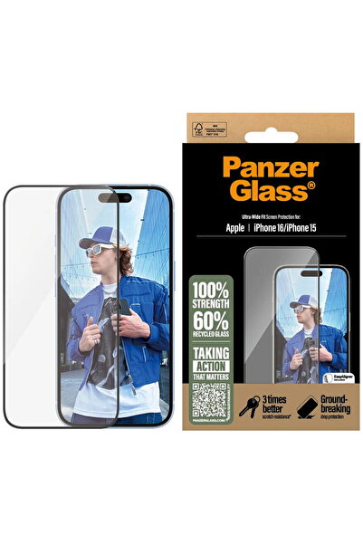 Panzer Glass PanzerGlass Screen Protector iphone 15 / 16 UWF