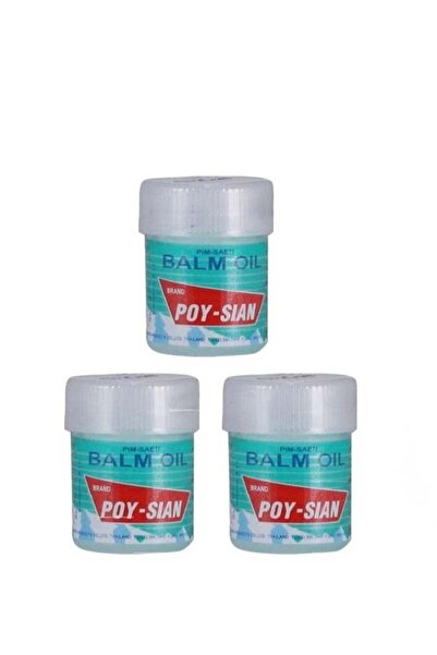 Poy Sian زيت بلسم بوي-سيان بيم-سين القطني (8 مل/8 سم مكعب) - عبوة من 3 قطع