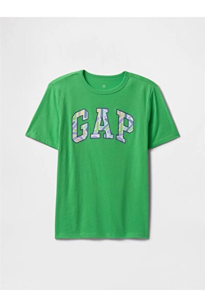 GAP V-FRCH FILLED LOGO ARCH TEE