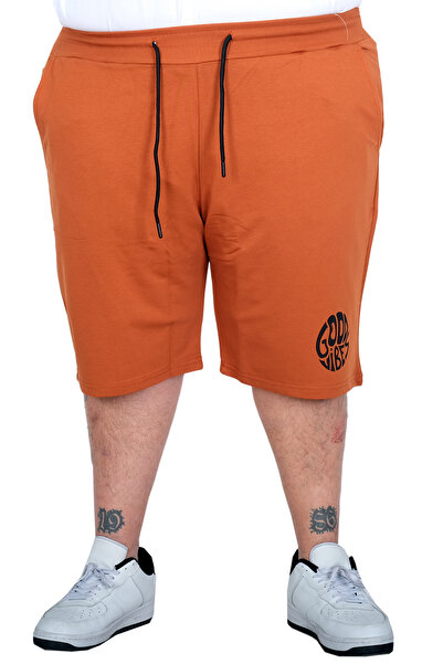 ModeXL Mode XL Large Size Men's Shorts 2 Yarns Good Vibes 25503 Tarcin