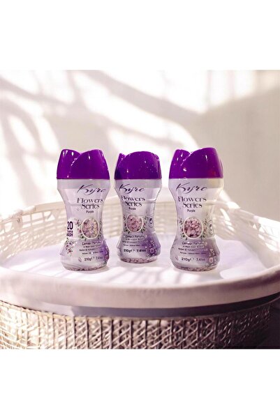 Kyre ÇAMASIR PARFÜMÜ ( FLOWERS SERİSİ ) PURPLE 210 GR * 3ADET