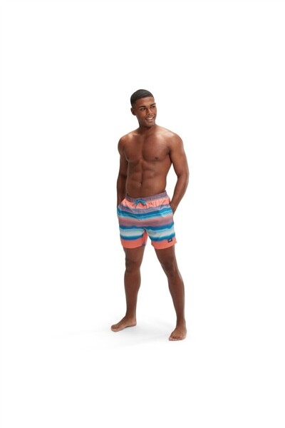 SPEEDO PLMT LEISURE 16" WSHT AM ORNG/BLUE