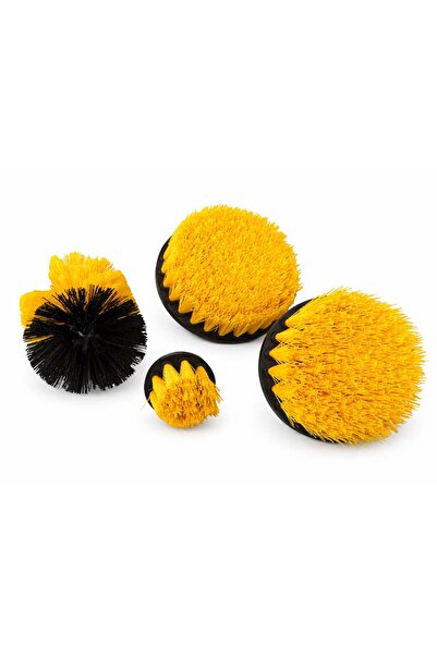 GEBOTOOLS SET 4 PERII DE CURATAT CU ADAPTOR PENTRU BORMASINA MASINA DE GAURIT...