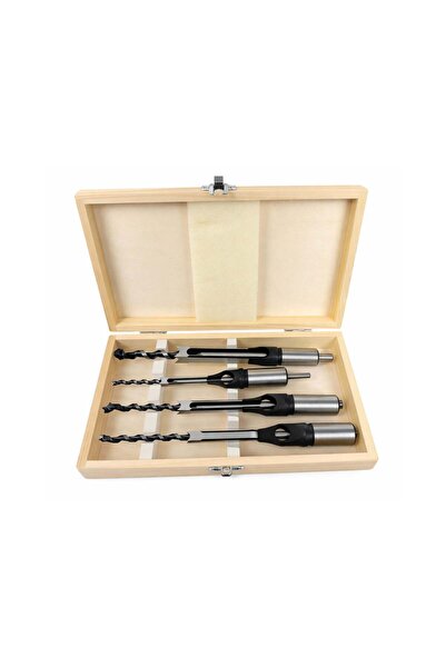 GEBOTOOLS SET DE 4 BURGHIE PENTRU GAURIT PATRATE IN LEMN GEBO TOOLS