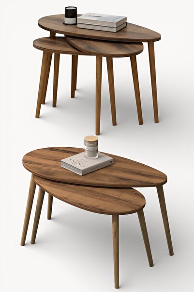 Monte Sehpa Spline orta sehpa ve zigon sehpa salon seti