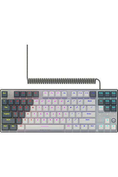 LORGAR Gaming USB Keyboard LRG-GK 514 TKL-WH-U White