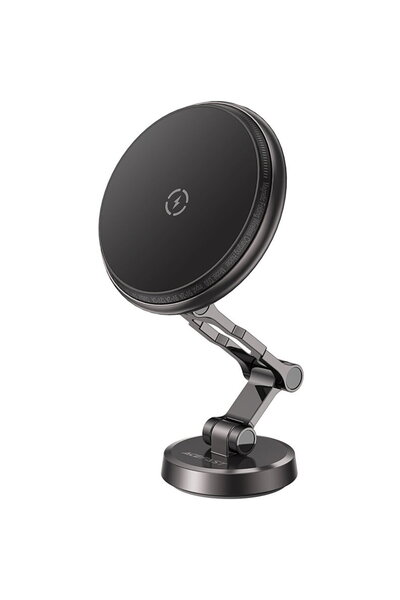 Acefast Suport auto pentru Apple, rotație 360°, lumină ambientală LED, prinde...