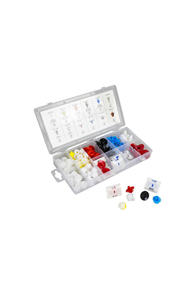 JBM Set of 90 Clips for Deflector Panel for Dacia. Renault