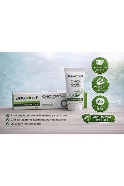 Dermolife Çinko Oksit Krem 20gr