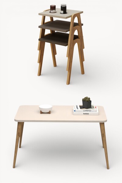 Monte Sehpa Soul orta sehpa Como Zigon sehpa seti