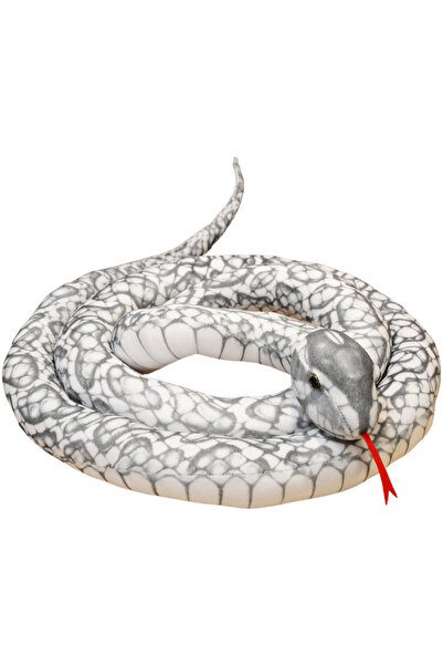 LeanToys Lean Toys Gray Plush Snake Mascot 300 cm