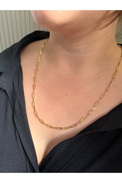 Elmira Jewelry 14K Ataç Model Zincir Kolye