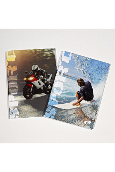 Other A5 notebook, 48 sheets, 80gsm, 300gsm cardboard cover, sports design - ...