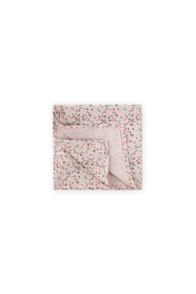 Cigit Printed Muslin Blanket 90X100 cm Powder Floral