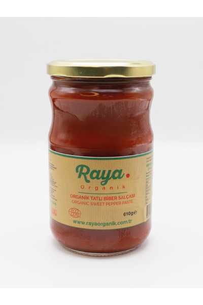 Raya Organik Organik Tatlı Biber Salçası - 610g