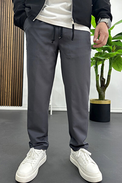 Edwox Men's Straight Jogger Pants Anthracite Edw451