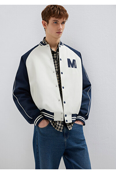 Mavi M Embroidery Detailed Ecru Jacket 0110768