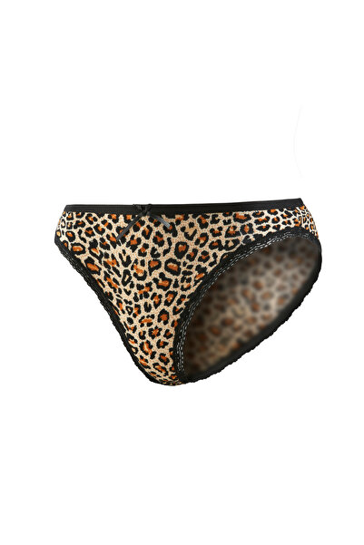 YILDIZ CHILOȚI DE DAMĂ LEOPARD LYCRA, PACHET DE 6