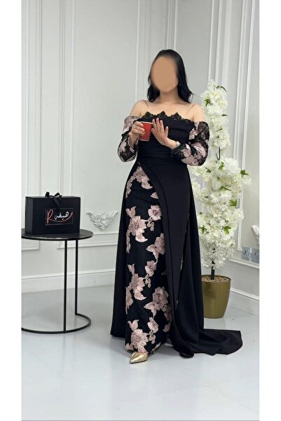 HASINA FASHION فستان سهره اسود